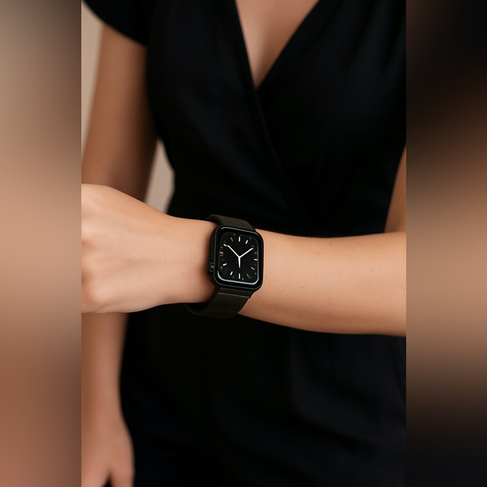Apple Watch Sport Loop Band - Midnight Green/Black - 45mm